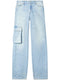 Toybox Painted wide-leg jeans